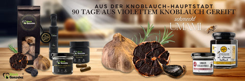 Black Gonzalez Onlineshop für schwarzer Knoblauch