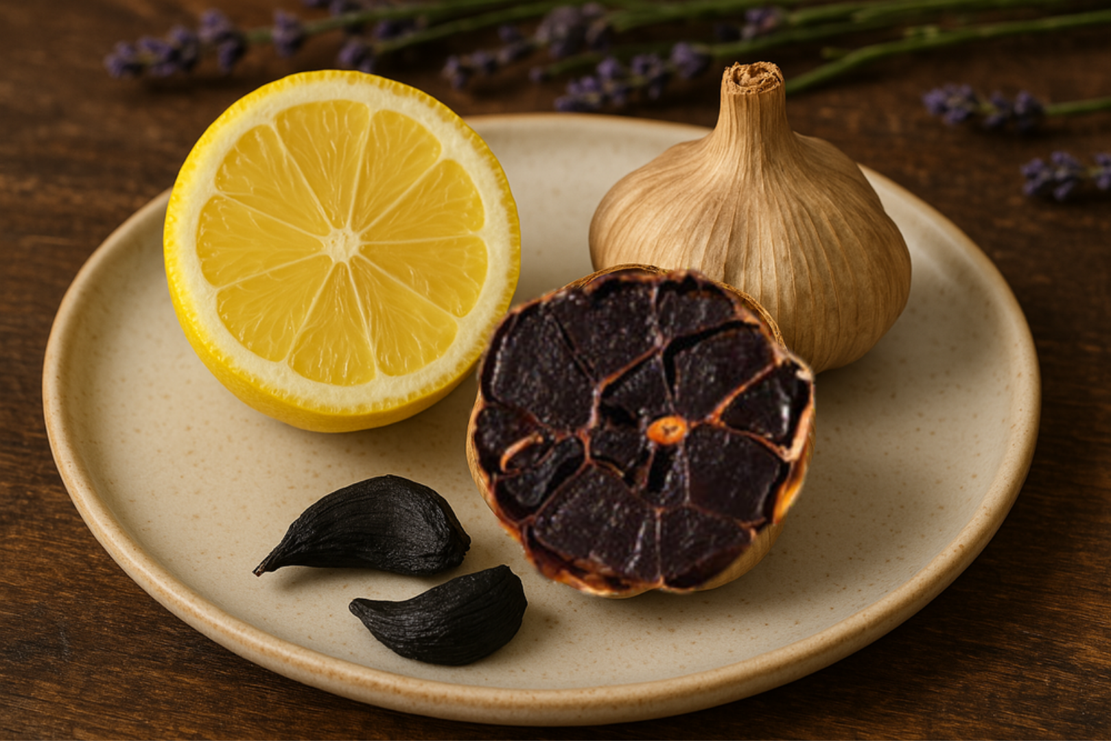Schwarzer Knoblauch Zitronen-Kur, pur oder in Tee