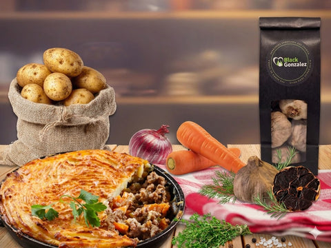 Shepherd's Pie Rezept mit schwarzem Knoblauch